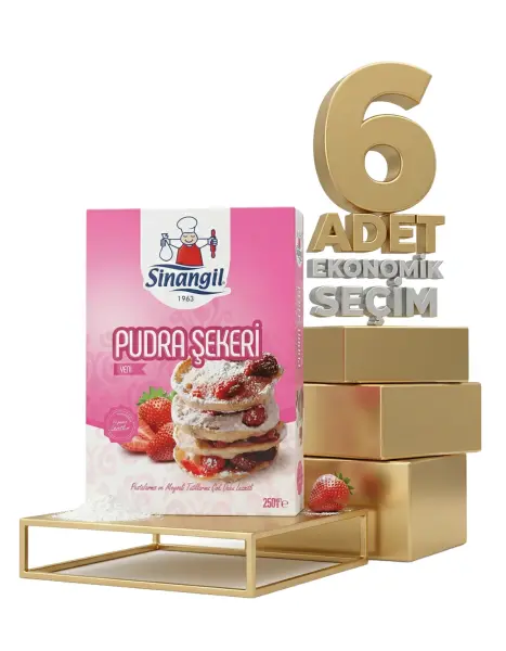 Sinangil Pudra Şekeri 6x250 Gr - 1