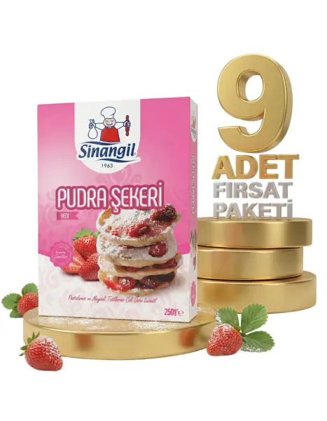 Sinangil Pudra Şekeri 9x250 Gr - 1