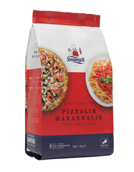 Sinangil Sarı Semolina Pizza Makarnalık Un 1 Kg - 1