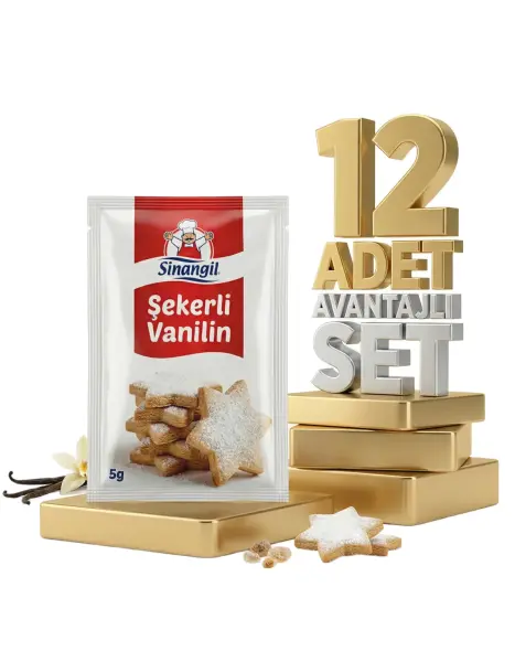 Sinangil Şekerli Vanilin 5x5 Gr x12 - 1