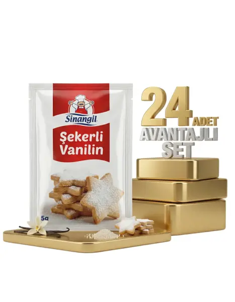 Sinangil Şekerli Vanilin 5x5 Gr x24 - 1