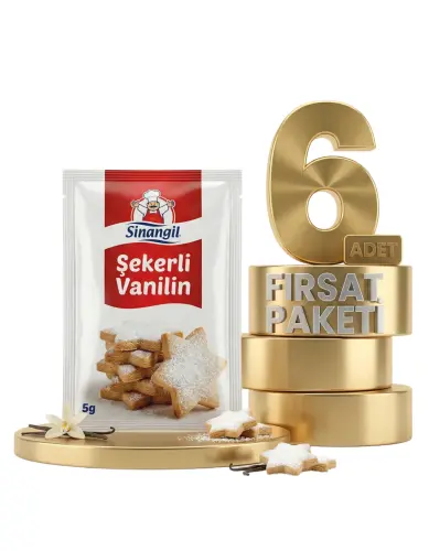 Sinangil Şekerli Vanilin 5x5 Gr x6 - SİNANGİL