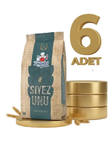 Sinangil Siyez Unu 6x1 Kg - 1