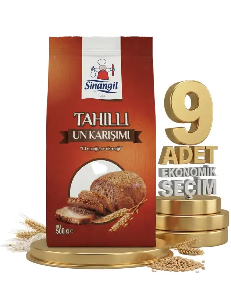 Sinangil Tahıllı Un Karışımı 9x500 Gr - 1