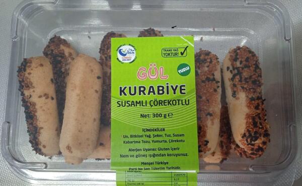 Susamlı Çörekotlu Kurabiye 300 Gr - 1