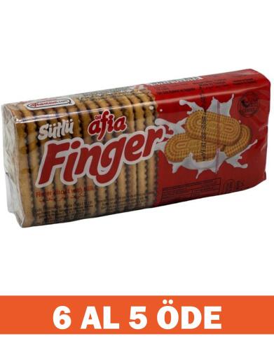 Afia Sütlü Finger Bisküvi 140 Gr 6 Al 5 Öde - 1
