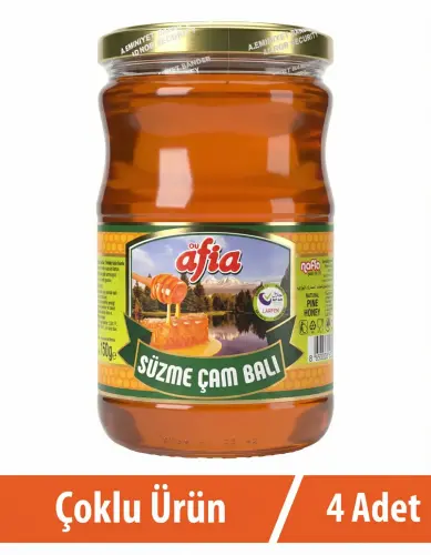 Afia Süzme Çam Balı 4x850 Gr - 1