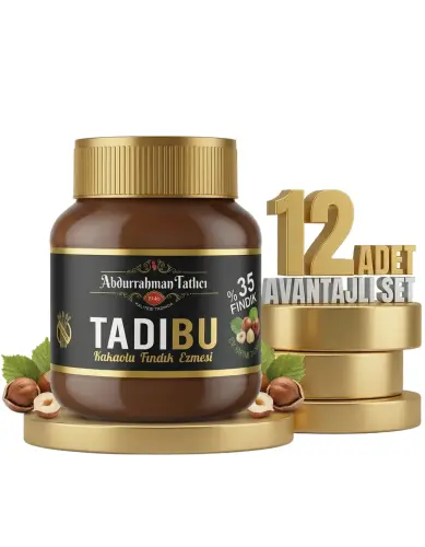 Tadıbu Kakaolu Fındık Ezmesi 12x330 Gr - ABDURRAHMAN TATLICI