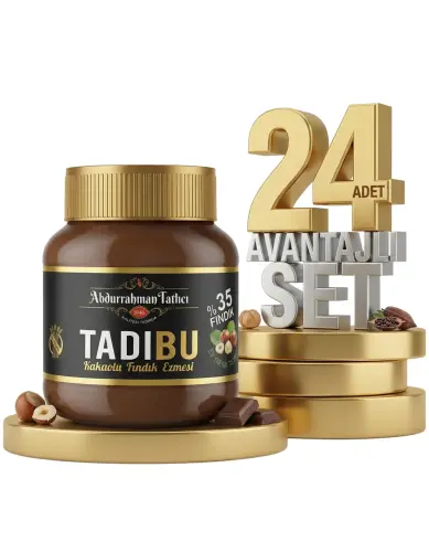 Tadıbu Kakaolu Fındık Ezmesi 24x330 Gr - ABDURRAHMAN TATLICI