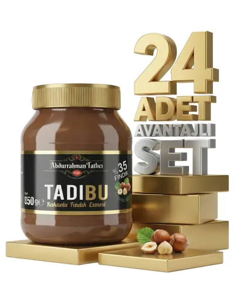 Tadıbu Kakaolu Fındık Ezmesi 24x850 Gr - 1
