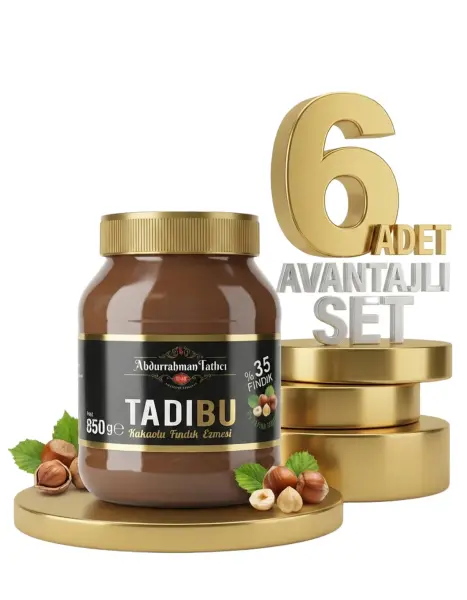 Tadıbu Kakaolu Fındık Ezmesi 6x850 Gr - 1