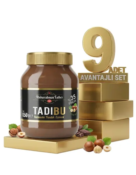 Tadıbu Kakaolu Fındık Ezmesi 9x850 Gr - 1