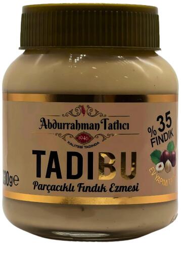 Tadıbu Parçacıklı Fındık Ezmesi 330 Gr - Tadıbu