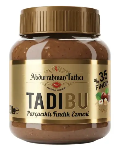 Tadıbu Parçacıklı Fındık Ezmesi 330 Gr - ABDURRAHMAN TATLICI