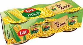 Tat Haşlanmış Mısır Konserve 3 lü 660 Gr - 1
