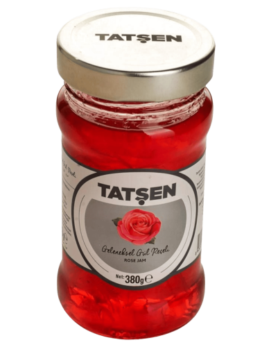 Tatşen Cam Reçel Gül 380 Gr - TATŞEN
