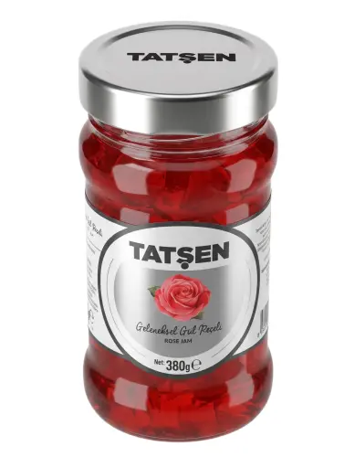 Tatşen Cam Reçel Gül 380 Gr - Tatşen Gıda