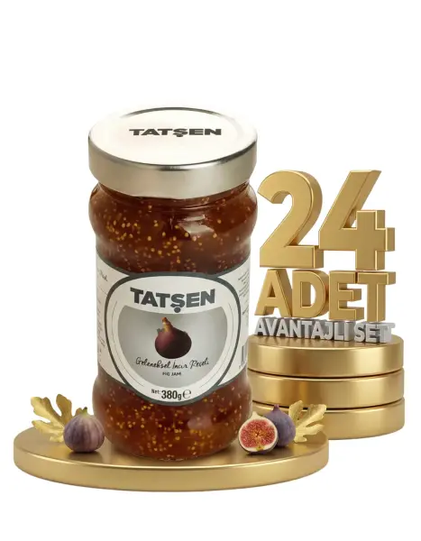 Tatşen Cam Reçel İncir 24x380 Gr - 1