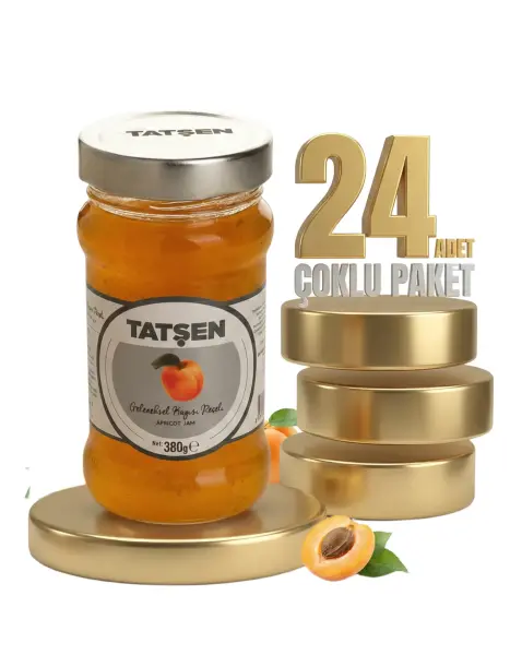 Tatşen Cam Reçel Kayısı 24x380 Gr - 1