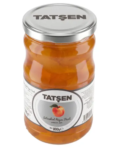 Tatşen Cam Reçel Kayısı 800 Gr - Tatşen Gıda