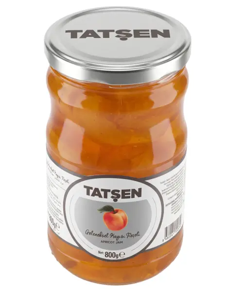 Tatşen Cam Reçel Kayısı 800 Gr - 1