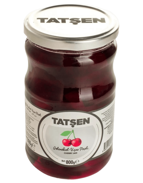 Tatşen Cam Reçel Vişne 800 Gr - 1