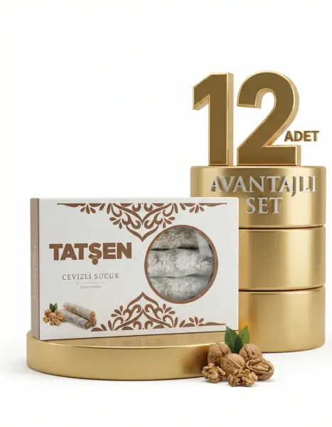 Tatşen Cevizli Sucuk 12x1 Kg - 1