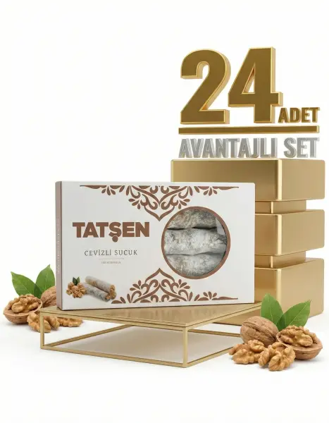 Tatşen Cevizli Sucuk 24x1 Kg - 1
