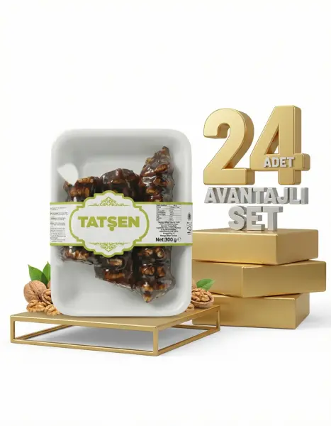 Tatşen Cevizli Sucuk 24x300 Gr - 1