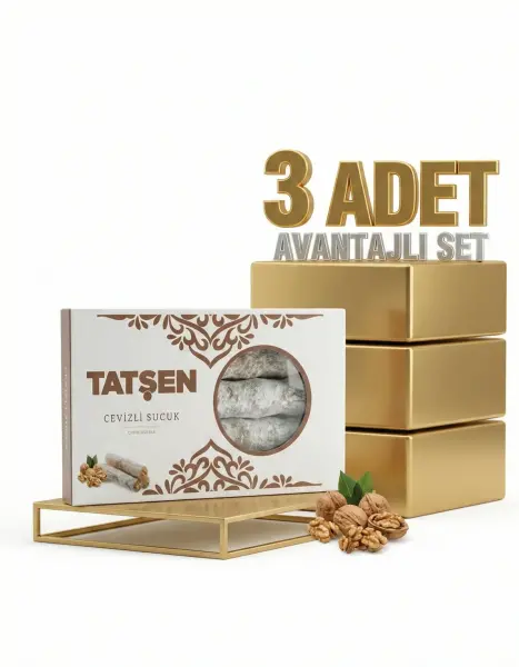 Tatşen Cevizli Sucuk 3x1 Kg - 1