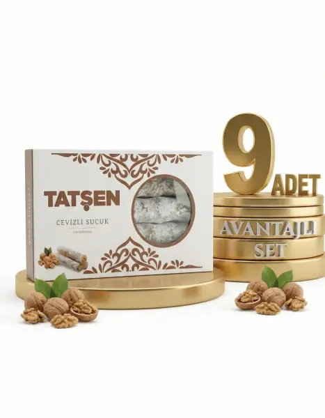 Tatşen Cevizli Sucuk 9x1 Kg - 1