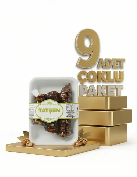 Tatşen Cevizli Sucuk 9x300 Gr - 1