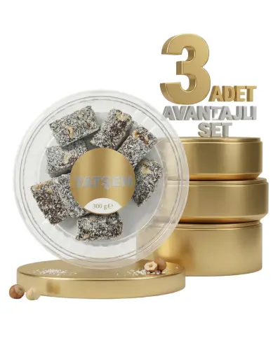 Tatşen Fındıklı Cezerye 3x300 Gr - Tatşen Gıda