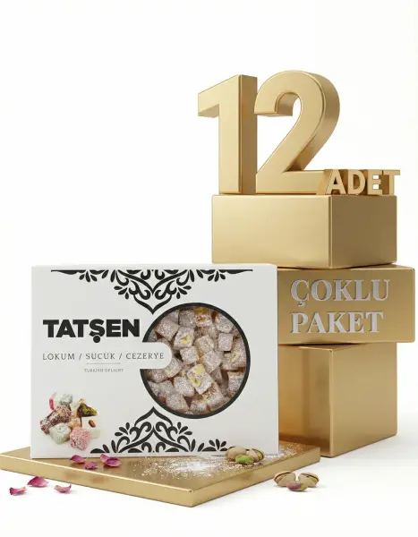 Tatşen Fındıklı Kuş Lokumu H.cevizli 12x500 Gr - 1
