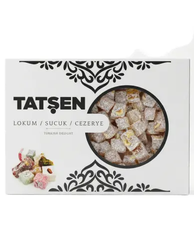 Tatşen Fındıklı Kuş Lokumu Hindistan Cevizli 500 Gr - 1