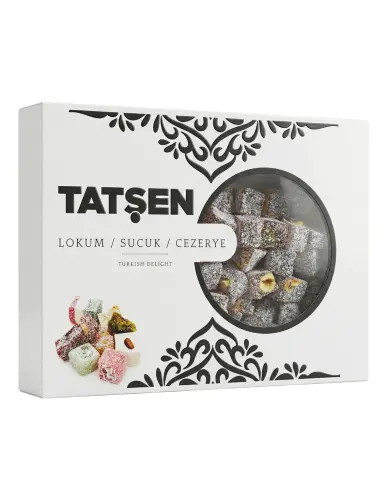 Tatşen Fındıklı Kuş Lokumu Kakaolu 500 Gr - 1