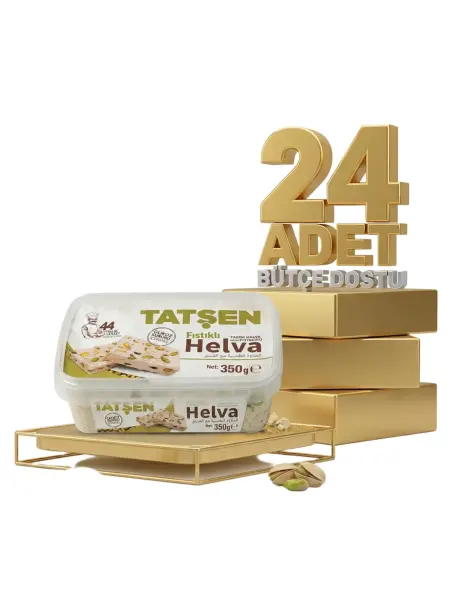 Tatşen Helva Fıstıklı 24x350 Gr - 1