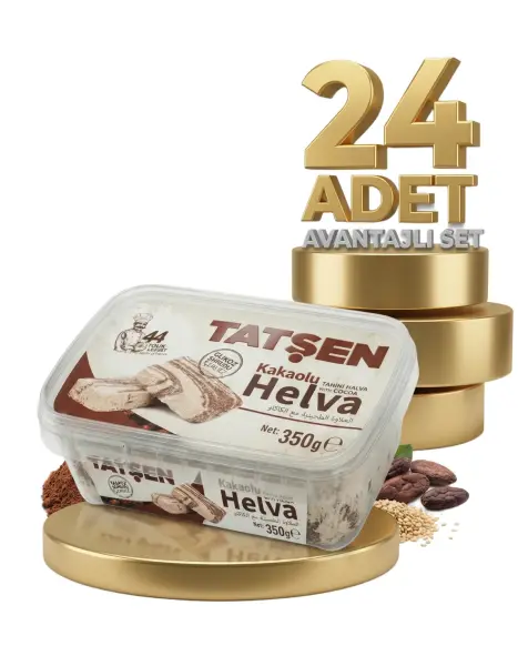 Tatşen Helva Kakaolu 24x350 Gr - 1