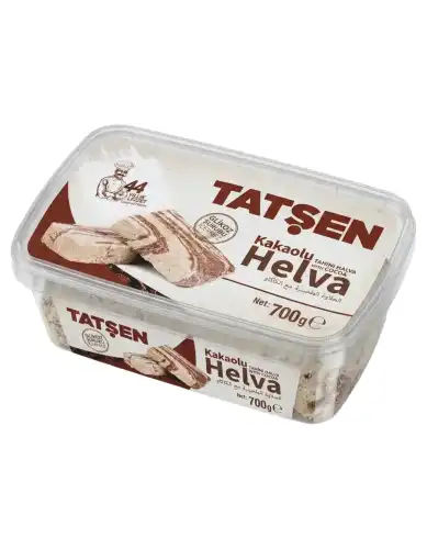 Tatşen Helva Kakaolu 700 Gr - TATŞEN