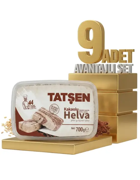 Tatşen Helva Kakaolu 9x700 Gr - 1