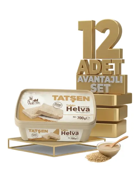 Tatşen Helva Sade 12x700 Gr - 1