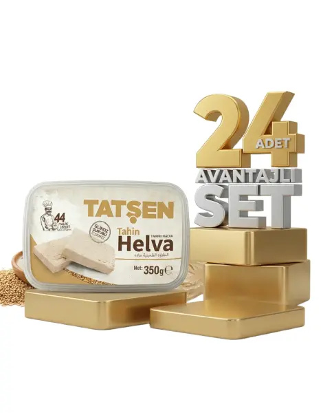 Tatşen Helva Sade 24x350 Gr - 1