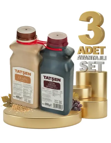 Tatşen Lezzet İkizi 3x900 Gr - Tatşen Gıda