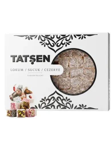 Tatşen Lokum Fındıklı 500 Gr - Tatşen Gıda