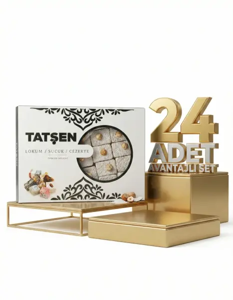 Tatşen Lokum Fındıklı Sultan 24x500 Gr - 1