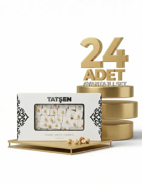 Tatşen Lokum Fındıklı Sultan 24x750 Gr - 1