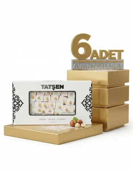 Tatşen Lokum Fındıklı Sultan 6x750 Gr - 1