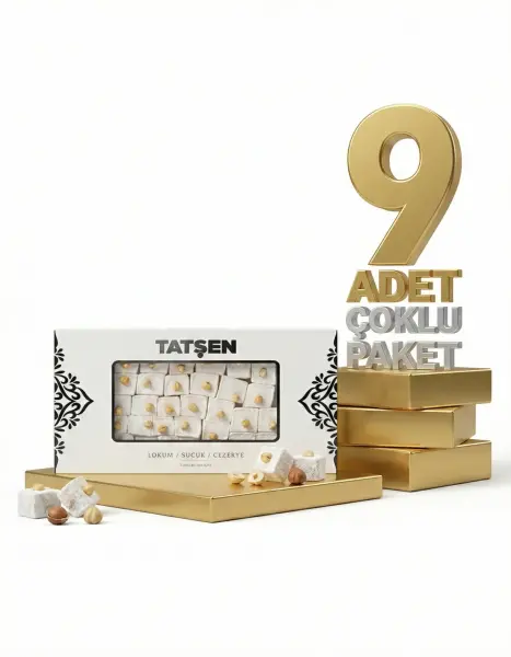 Tatşen Lokum Fındıklı Sultan 9x750 Gr - 1