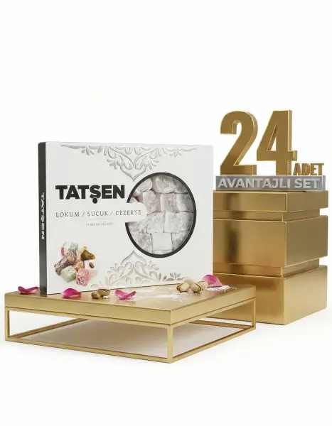 Tatşen Lokum Gül 24x750 Gr - 1
