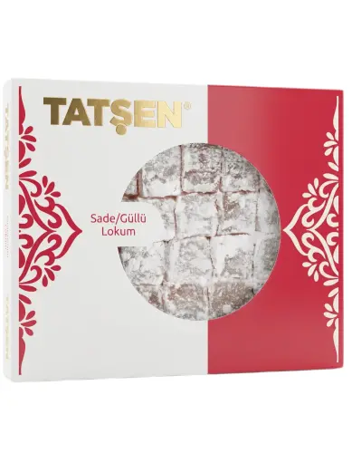 Tatşen Lokum Gül 500 Gr - Tatşen Gıda